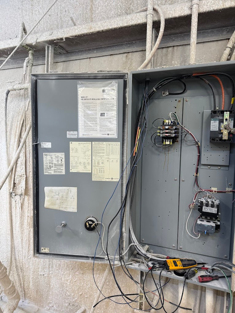 Commercial control panel troubleshooting and contactor service